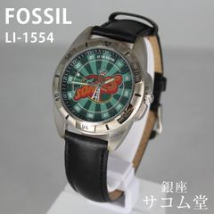 ≪夏休み直前セール★19日0：00まで≫【アウトレット】【正規品】 FOSSIL フォッシル NBAウォッチ 腕時計 スーパーソニックス（現在 オクラホマシティ・サンダー ） LI-1554 バスケットボール ファッション スポーツ 銀座サコム堂 