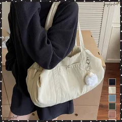 ナイロントートバッグ 軽量ボストンバッグ レディース おしゃれ肩掛けかばん 大容量A4 シンプル ファスナー付き鞄 横長 通学通勤かばん 無地 出張バッグ 旅行鞄 カジュアルバッグ ナイロン 手提げ鞄 スポーツバッグ軽い