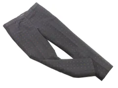 Demi-Luxe BEAMS デミルクスビームス 総柄 テーパード パンツ size38/黒 ■■ レディース