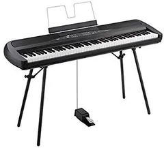 【中古】(未使用･未開封品)　KORG 電子ピアノ SP-280-BK 88鍵 ブラック 60wa65sのサムネイル