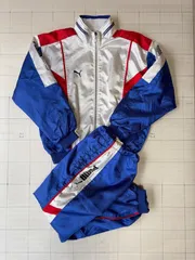 ト2509-⑩-5298 プーマ　PUMA  レトロウインドブレーカー　上下セット　160