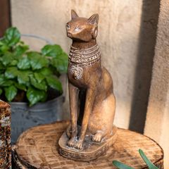kyoukyouさん専用エジプト バステト神 猫 彫刻 オブジェ - メルカリ