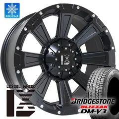 1月中旬入荷予定 国産スタッドレス ランドクルーザー ランクル250 ランクル300 LX600 ブリヂストン DM-V3 265/70R17 17インチ タイヤホイールセット 1台分 LEXXEL DeathRockのサムネイル