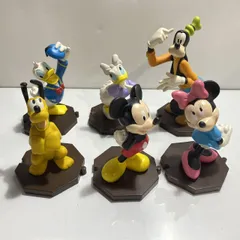ディズニー フィギュア 6個セット ミッキー ミニー ドナルド デイジー プルート グーフィ　[管理No.：I10607_J-1_80]