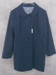 ◇ NOLLEY'S ノーリーズ 長袖 ステンカラーコート サイズ38 ネイビー レディース  【1002800914043】