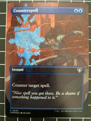 Mtg シングル: 　Counterspell (対抗呪文) Foil  統率者マスターズ