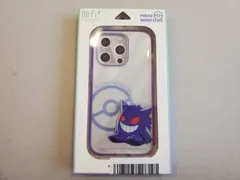★グルマンディーズ ポケットモンスター IIIIfit(イーフィット) iPhone15 Pro 対応 ケース ゲンガー