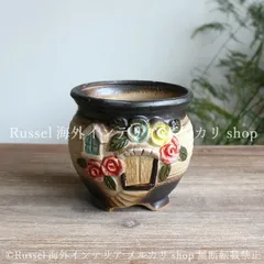 植木鉢 セラミック 手書き風 レトロ調 ヴィンテージ調 プランター 鳥 かわいい 陶芸風 鉢植え ガーデニング 雑貨 ガーデン雑貨 ガーデンインテリア ガーデン インテリア 庭の装飾 お洒落 おしゃれ 8-14