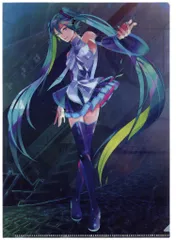 初音ミクウイングショッップ クリアファイルB BLACK クリアファイル