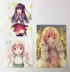【まとめ売り】 ひなこのーと ポストカード イラストカード リーフレット 購入特典 3枚セット