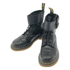 LIMI feu×Dr.Martens リミフゥ ドクターマーチン 8ホールレザーブーツ  ブラック UK4