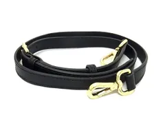 ■美品■ MICHAEL KORS マイケルコース レザー バッグ用 ショルダーストラップ 肩掛け レディース メンズ ブラック系 GA1091