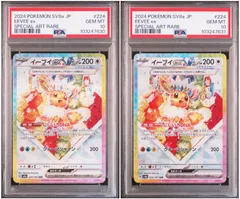 【PSA10】 イーブイex SAR 2連番 テラスタルフェスex