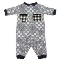 キッズ アイテム PARTY TICKET ロンパース【グレー】 2883 グレー