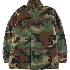 古着 84年納品 米軍実品 M-65 U.S.ARMY ウッドランドカモ 迷彩柄 ミリタリー フィールドジャケット USA製 MEDIUM-LONG メンズL/eaa384774