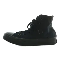 コンバース CONVERSE オールスター ALL STAR スニーカー キャンバス ラバー ハイカット ロゴ 24cm 黒 ブラック /XZ ■GY37のサムネイル
