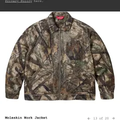 2025年最新】supreme moleskin work jacketの人気アイテム
