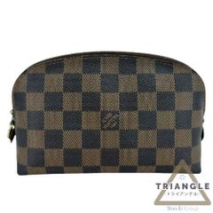 ♪Louis Vuitton　ルイヴィトン　N47516　ダミエ　ポシェットコスメティック　ブラウン　ポーチ　レディース