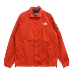 THE NORTH FACE (ザノースフェイス) THE COACH JACKET ロゴプリント ナイロン コーチジャケット レッド NP21836