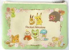 【中古】バッグ 集合/グリーン ポーチ 「一番くじ Pokemon Blooming Days」 G賞
