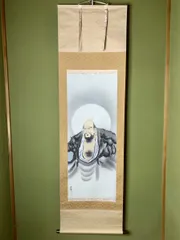 中国古美術日本江戸時代肉筆掛け軸そ※激安骨董品 X832C16-5 日本江戸時代肉筆掛け軸そ中国美术品 激安骨董品 X1117C16-9