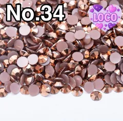 ローズゴールド【no34】2000粒　ラインストーン　高分子ストーン　ミルキーストーンdiy用、専用接着剤　アイドルのデコうちわ デコパーツ　デコうちわ　ネイル　ネイルストーン　デコレーションパーツ