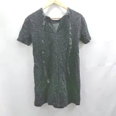 ◇ ⊇ ZARA ザラ ジャガード生地 半袖 ミニ丈 ミニワンピース サイズS ブラック系 レディース E  【1505290004008】