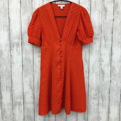 【 Topshop 】トップショップ スポットプリント ジャカードミニティードレス