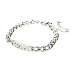 Christian Dior クリスチャンディオール ブレスレット   ロゴプレート   シルバーカラー ユニセックス / 240001166648