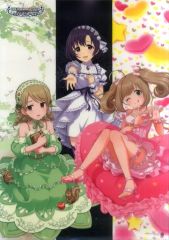 [중고] 포스터 A3 클리어 포스터 아이돌 마스터 신데렐라 걸즈 [CD THE IDOLM @ STER CINDERELLA MASTER 052-054 시라 키쿠 호타루 · 모리 쿠보 노노 · 사토 신] 애니메이트 구입 특전