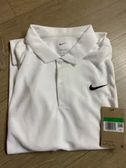 Nike(ナイキ） DRI ー FIT 白 ポロTシャツ XL
