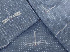 平和屋着物○本場大島紬 白大島 カタス7マルキ 花唐草文 正絹 逸品