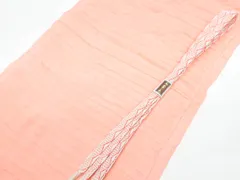 【一輝堂】リサイクル着物 和装小物 帯締め 帯揚げ セット 帯締 帯揚 夏物 夏 絽 平組 25w08-9797