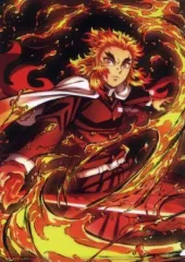 【中古】クリアファイル 煉獄杏寿郎 A4クリアファイル 「鬼滅の刃 全集中展 -無限列車編・遊郭編-」