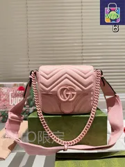 GUCCI GGマーモント スクエアミニバッグ ? 18×14cm [本日特価|新品未使用品]-WT0輸入