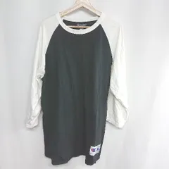 ◇ ⊂ Champion チャンピオン 長袖 ラグランTシャツ サイズXL ブラック系 レディース E  【1410290050873】