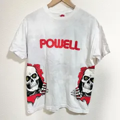 2005年製 Powell スカル Tシャツ パウエル ドッグタウン スケーター-