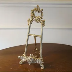 【美品】レトロイタリア製 真鍮イーゼル ヴィンテージ 楽天市場】イタリア製 イーゼル ミニ ブラス S サイズ 真鍮 皿