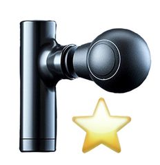 ⭐️大人気⭐️数量限定⭐️新品未使用 ミニ マッサージガン コンパクト黒白 振動 バイブレーション バイブレータ