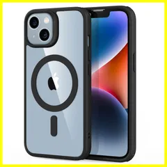 【特価商品】ESR iPhone 14 ケース iPhone 13 ケース MagSafe対応 ワイヤレス充電 HaloLock搭載 ハイブリッド磁気ケース 耐衝撃性 米軍MIL規格の保護 傷に強い背面 6.1インチ クリアブラック Classic Serie