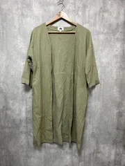 ABITOKYO アビトーキョー ロング カーディガン sizeM/カーキ ■◇ レディースのサムネイル