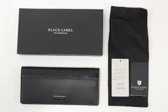 BLACK LABEL CRESTBRIDGE ブラックレーベル クレストブリッジ  長財布 ウォレット ブラック 未使用保管品 10-M012/1/TC