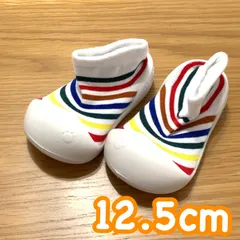 【新品】ベビーシューズ　ベビーフィート　ソックスシューズ　ファーストシューズ　12.5cm　出産祝い　入園準備