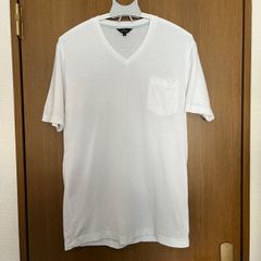 【ポールスミス】白無地 VネックTシャツ 【Lサイズ】