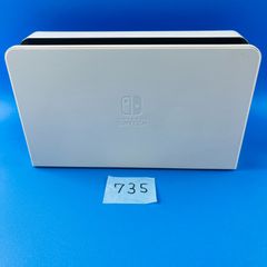 ∞735 【通電OK】 任天堂 ニンテンドー Nintendo SWITCH スイッチ 有機elドッグ 白 ホワイト
