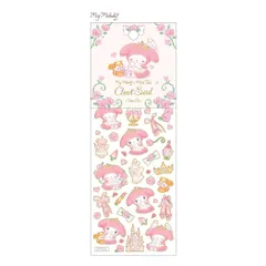 【メール便】マイメロディ たけいみき ふち箔クリアシール サンリオ シールシート ガーリーイラスト