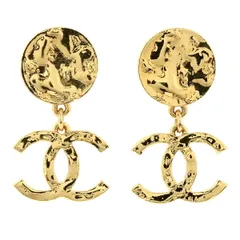 新品 シャネル CHANEL イヤリング ドロップイヤリング ゴールド