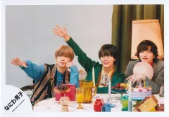 【中古】生写真(ジャニーズ) なにわ男子/大西流星・道枝駿佑・高橋恭平/横型・上半身/シングル「ハッピーサプライズ」MV＆ジャケ写オフショット/公式生写真