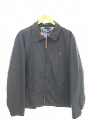 ラルフローレン RalphLauren 90s スウィングトップ 90's チンストラップ TALONジップ ジャケット ブラック LLサイズ 103MT-2599