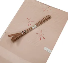 【送料無料】夏レース帯締  夏（紋意匠生地絽素材）帯揚げセット　夏着物・単衣に最適 Shops080601